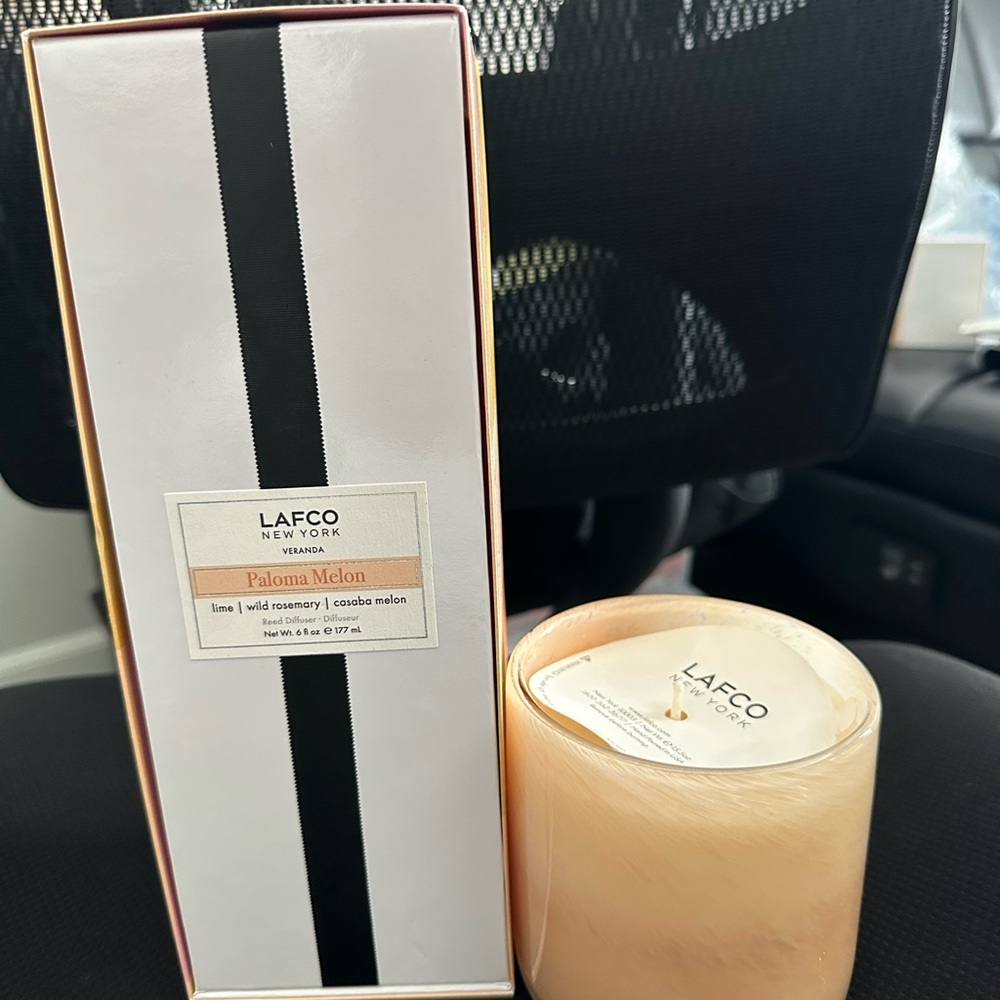 LAFCO New York Paloma Melon Candle & diffuser